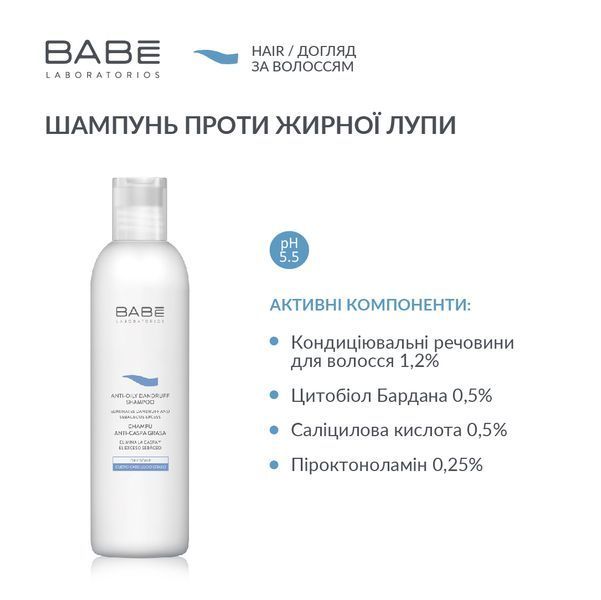 *УЦІНКА*_Шампунь проти лупи для жирної шкіри голови 250 мл 8437000945925_4701 фото